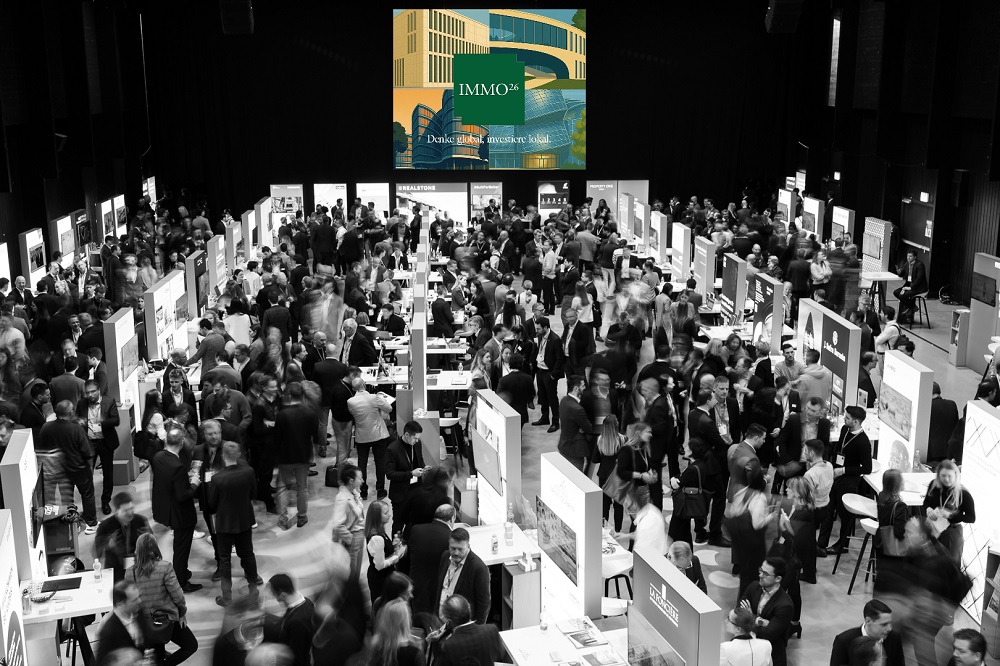 IMMO26 - die Schweizer Immobilienmesse für Investoren_Bild zVg + IMMO26 Logo 1000x600px