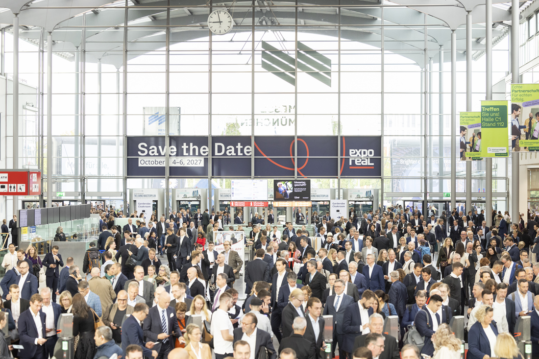 Jetzt informieren über die EXPO REAL 2027!